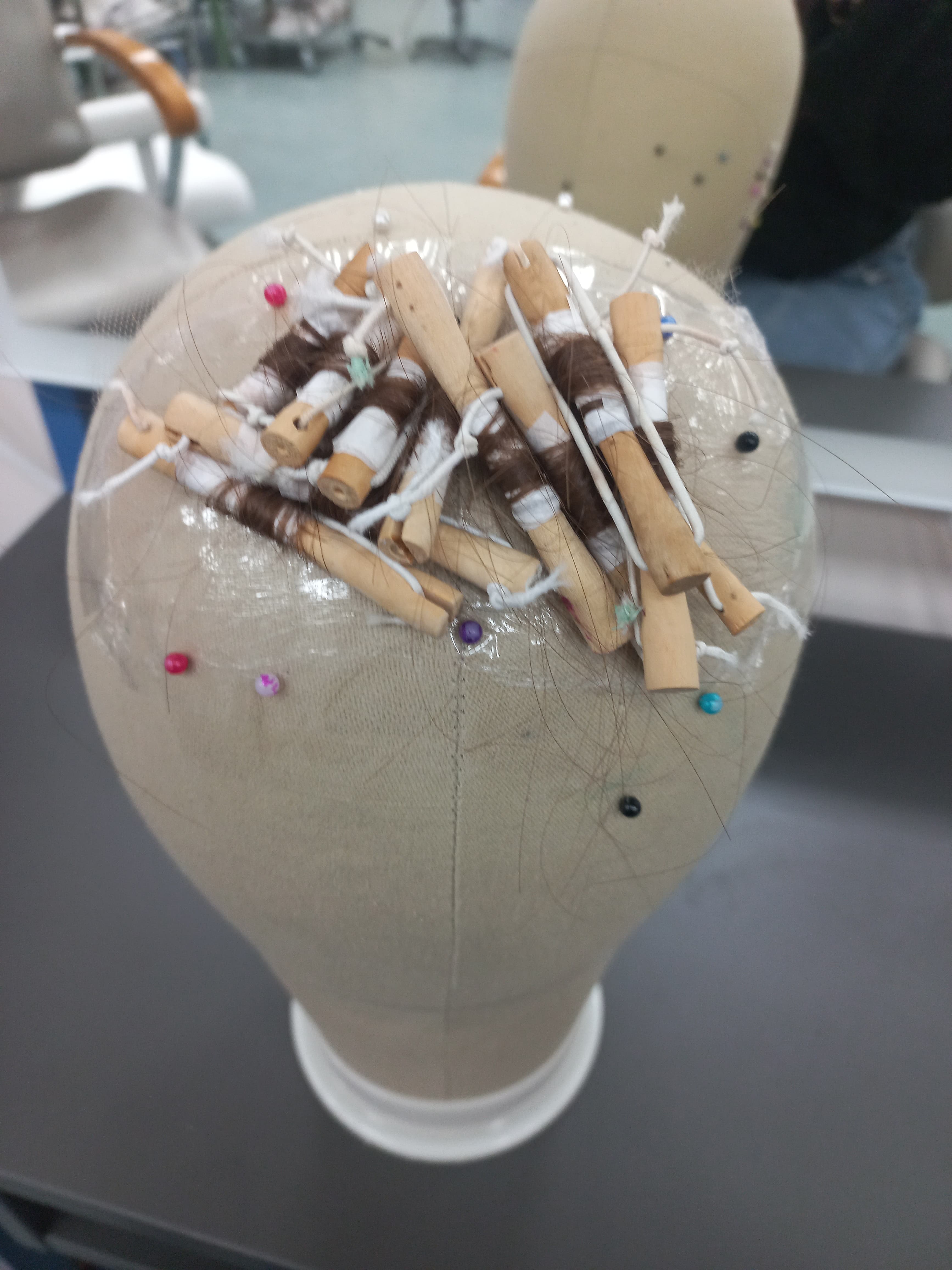 Bigote de pelo natural