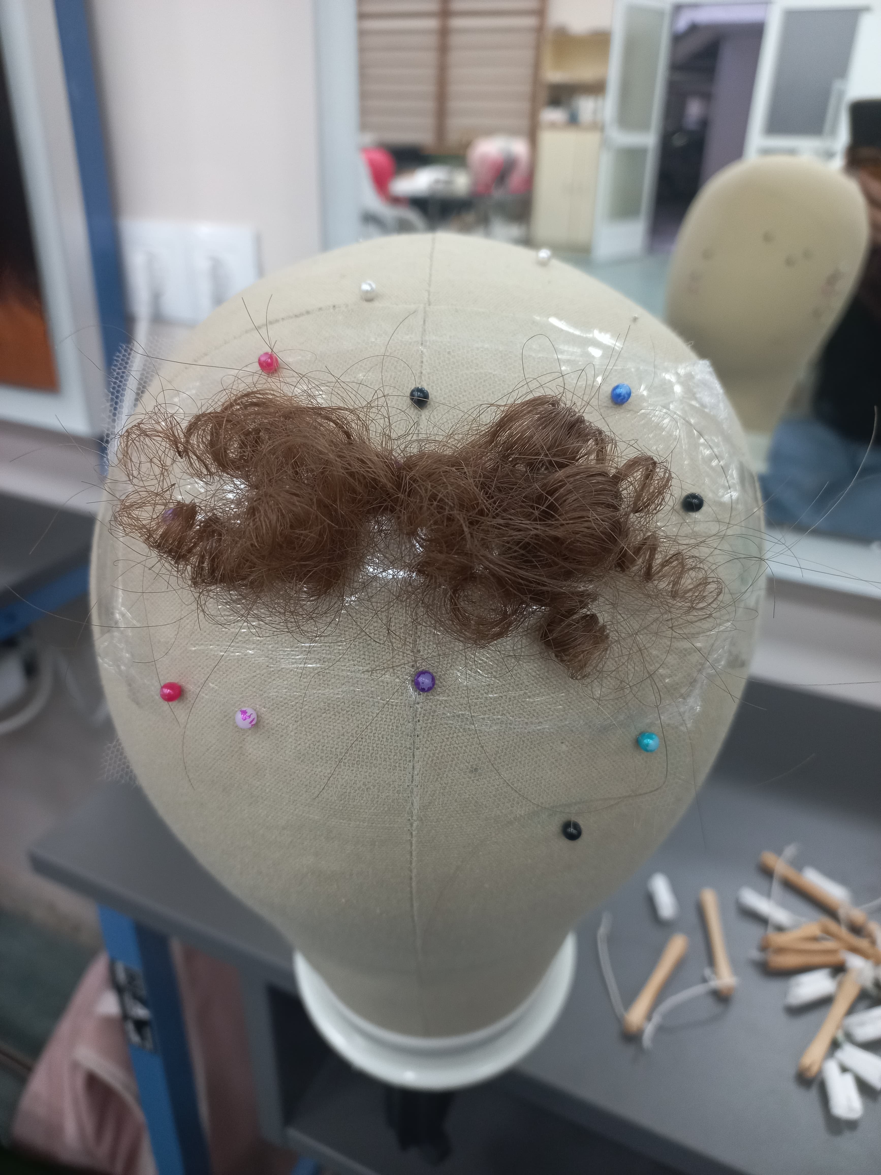 Bigote de pelo natural