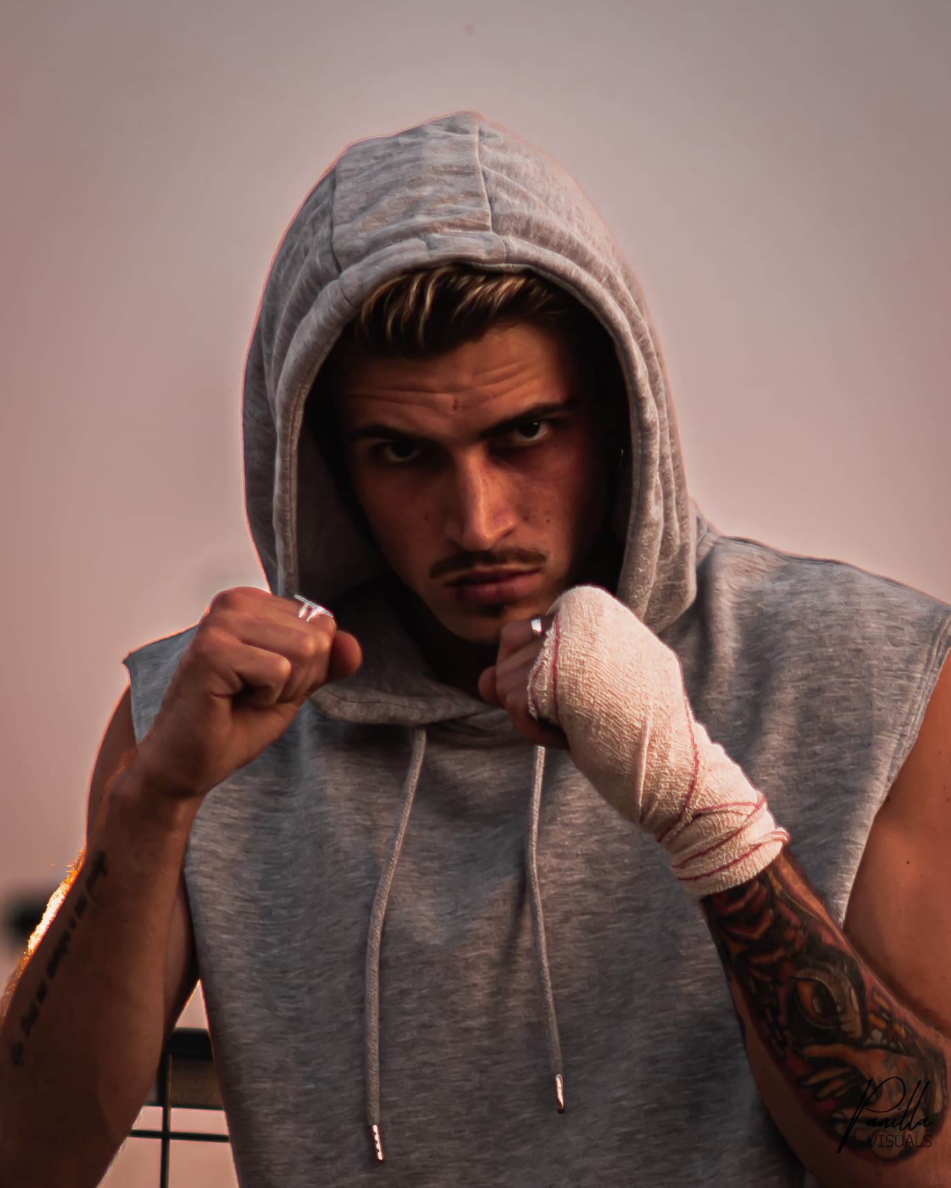 Sesión de fotos boxeo